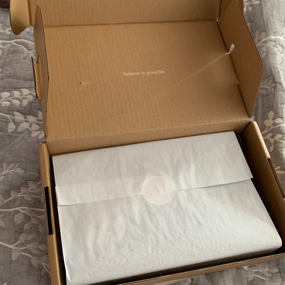 Rothy’s The Casual Crossbody in Dark Mist Stylish Chevron Patterned Shoulder Bag - Picture 7 of 16